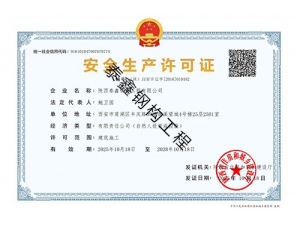 兴平安全生产许可证