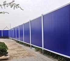 陕西规范搭建 PVC 围挡，筑牢施工安全与环境屏障